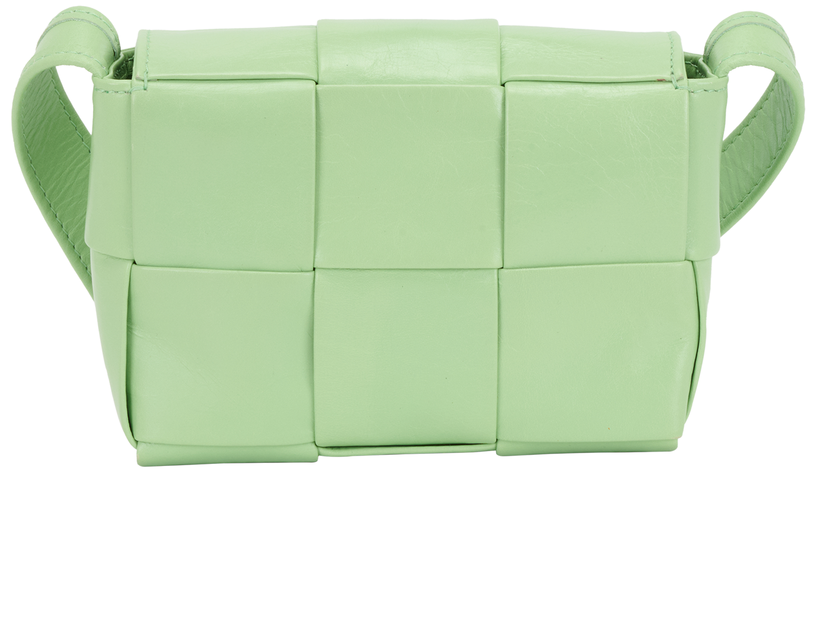Mini Cassette, &pound;495, Handbags, Green, Leather, Back view